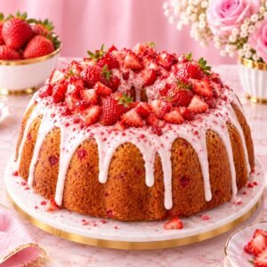 Strawberry Bundt Cake