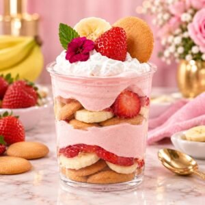 Strawberry Banana Pudding