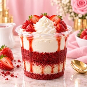 Tres Leches Strawberry Cup